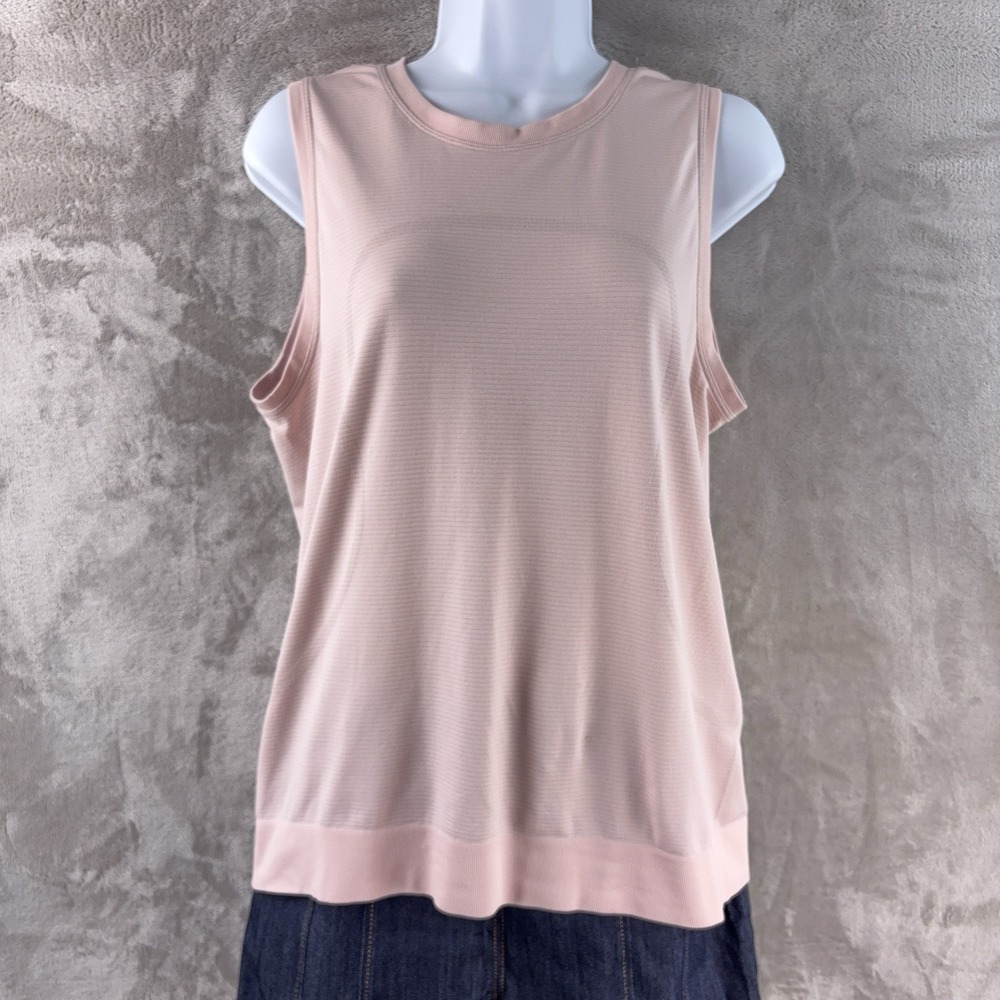 Lululemon Tank Top Womens Size‎ 8 Pink Performance Athletic Stretch